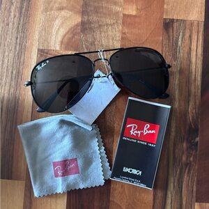 Ray-Ban Black Aviator Sunglasses